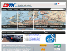Tablet Screenshot of dtk.dk